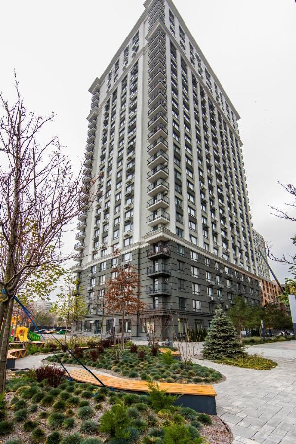 Стильные Апартаменты,Метро Вырлица,Метро Харьковская Kiev Exteriör bild
